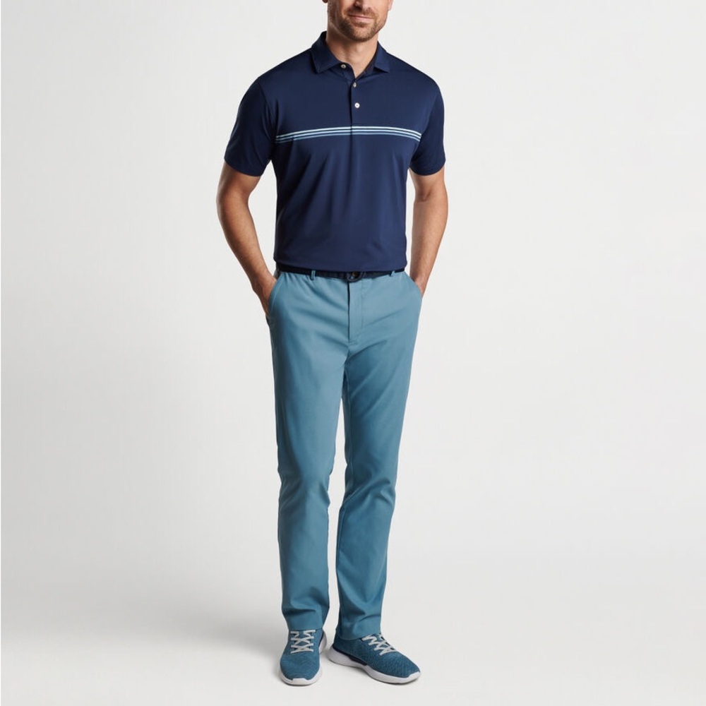 IZOD polo shirt navy blue cotton